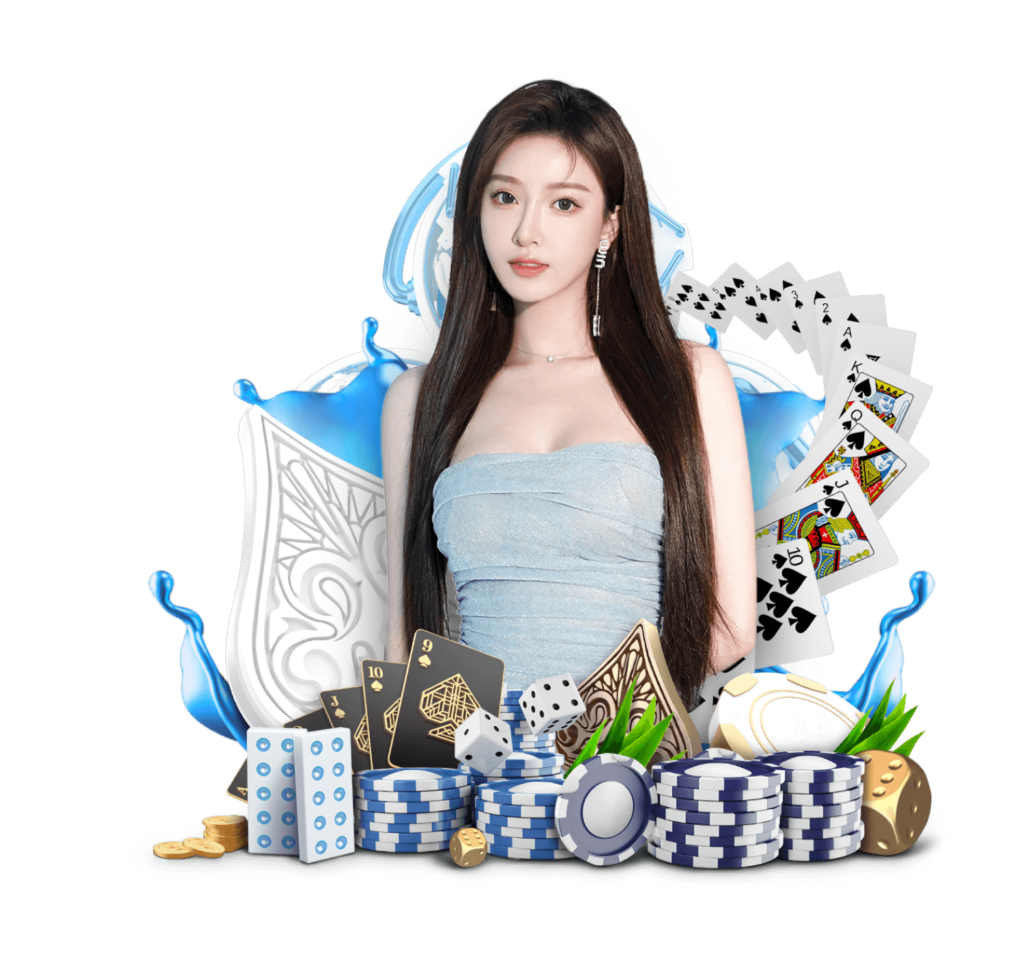 Three Card Poker table layout at klik365 live dealer studio